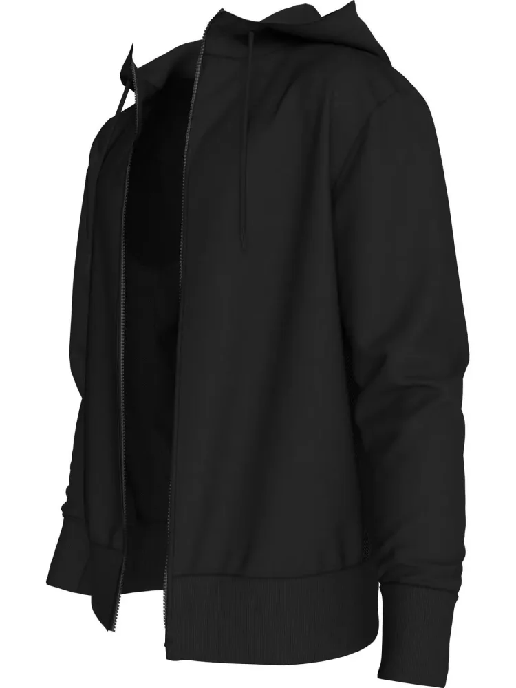 Calvin Klein Felpa Uomo Logo Tape Zip Through - immagine 3