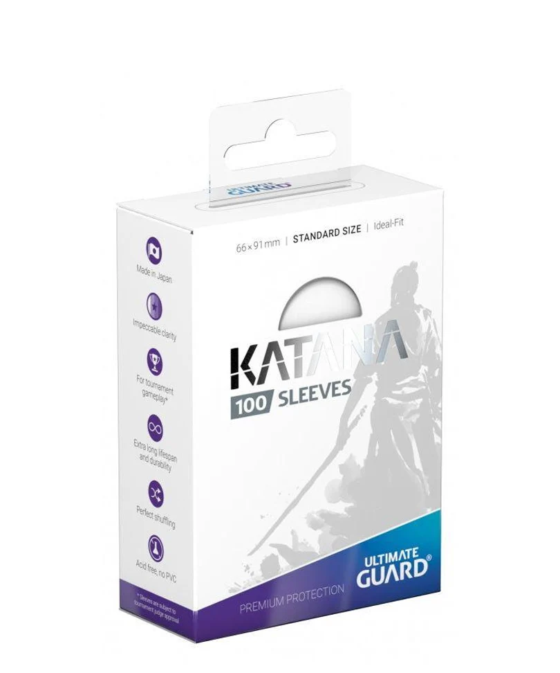 Ultimate Guard - Katana Sleeves - Standard Size (100) - White