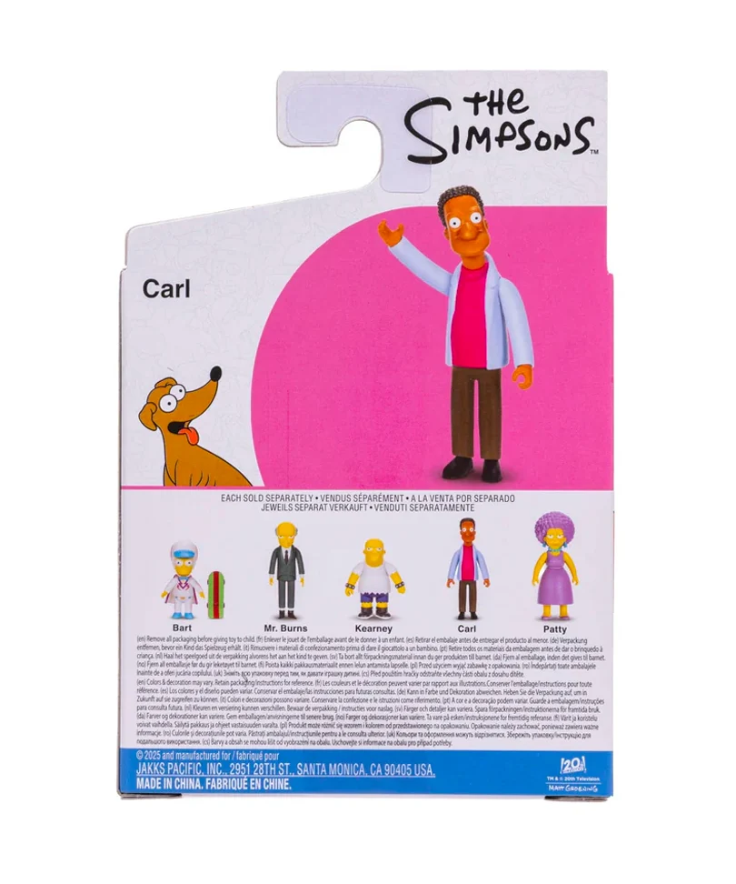 Carl Carlson - The Simpsons - Mini Figure Wave 5 - 6cm - immagine 3