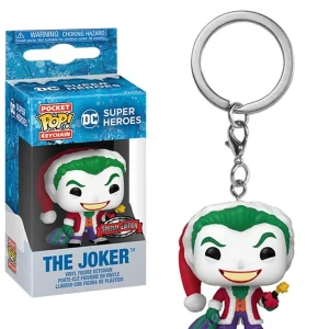The Joker as Santa Keychain The Joker as Santa Keychain