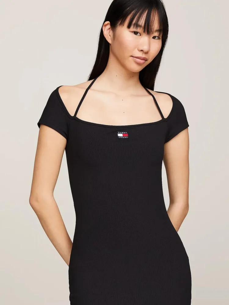 Tommy Hilfiger Abito Donna Midi Badge - immagine 3