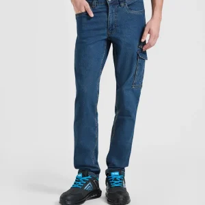 Pantalone da Lavoro Multitasche RAPTOR – Denim Elasticizzato con Tasca Cargo | Roly WRK Pantalone da Lavoro Multitasche RAPTOR – Denim Elasticizzato con Tasca Cargo | Roly WRK