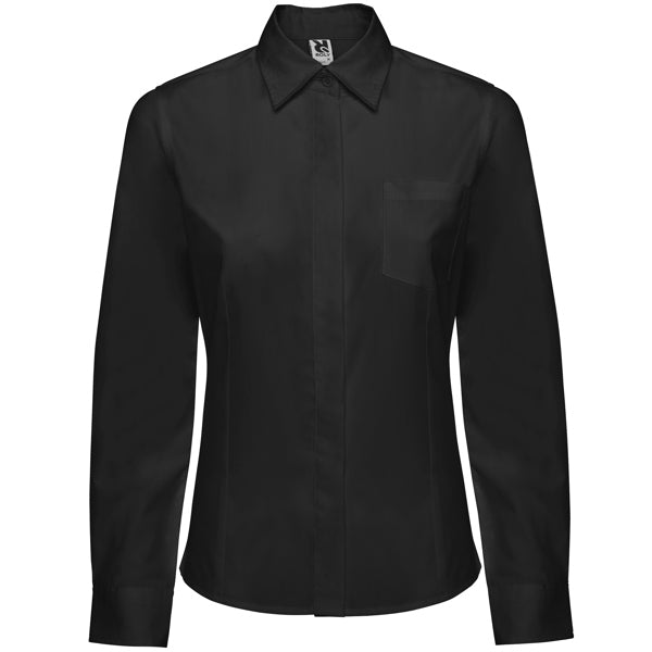 Camicia da Lavoro Donna Maniche Lunghe SOFIA L/S – Aderente con Polsini a Doppio Bottone - immagine 2