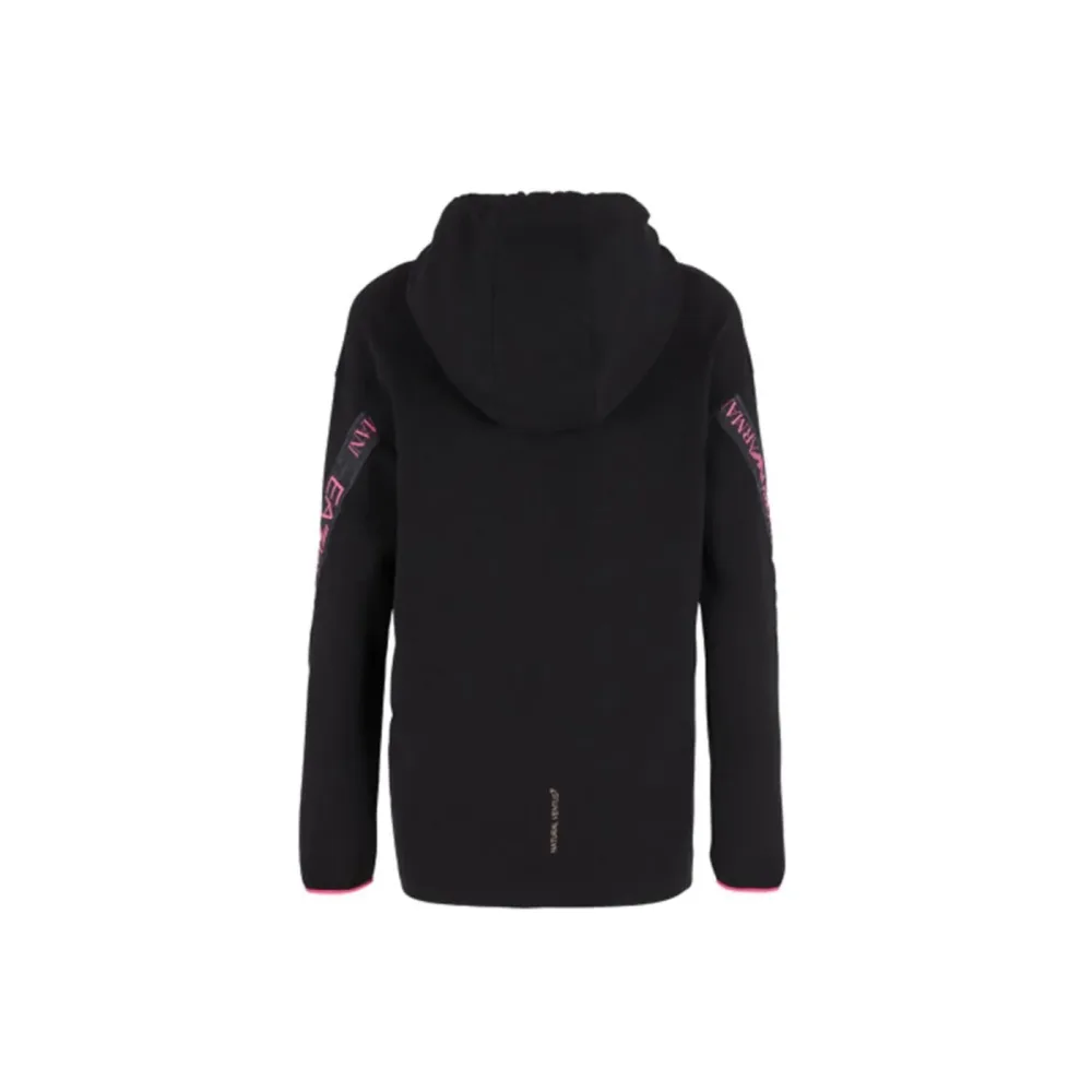 Ea7 Felpa Donna F/Zip Cappuccio - immagine 2