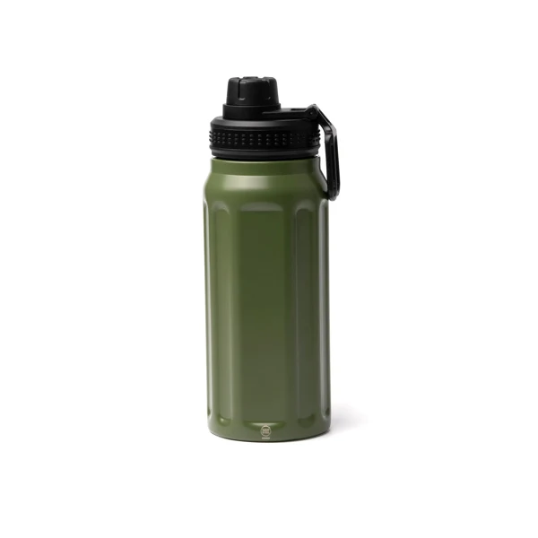 Borraccia Termica in Acciaio Inossidabile Riciclato 540ml – Beccuccio Estraibile e Impugnatura Retrattile - immagine 2