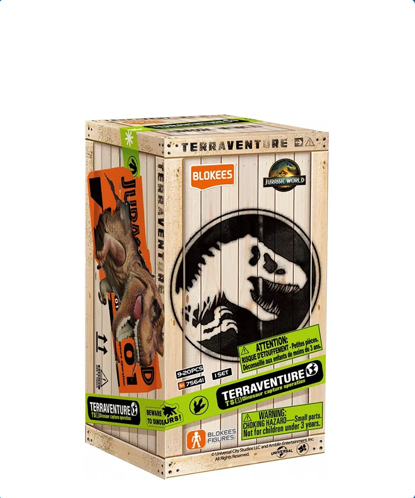 Jurassic World Blokees Plastic Model Kit Terraventure TS-01 - Blind Box