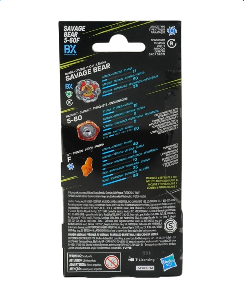 Beyblade X - Booster: Savage Bear 5-60F - immagine 3