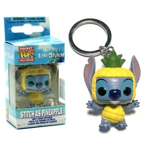 Stitch as Pineapple Keychain