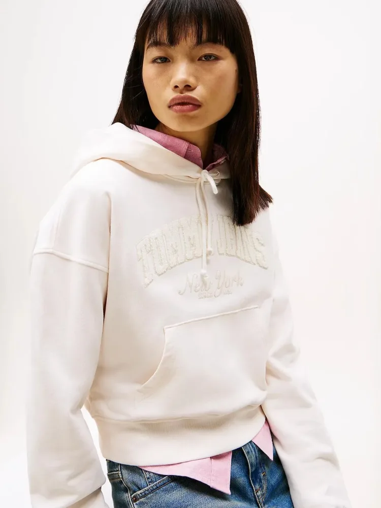 Tommy Hilfiger Felpa Donna Boxy Crp - immagine 3