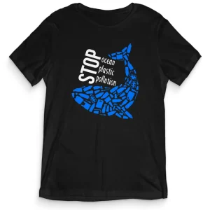 TeesBlitz Collection T-Shirt maglia Stop Ocean Plastic Pollution – Think Green GREEN007 TeesBlitz Collection T-Shirt maglia Stop Ocean Plastic Pollution – Think Green GREEN007