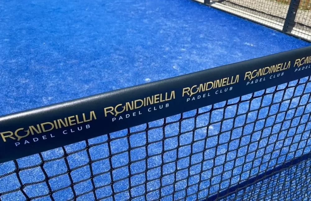 Coprinet Personalizzato per Reti Padel con Stampa Logo/Sponsor – 10mt x 20cm, 40 Occhielli - immagine 2