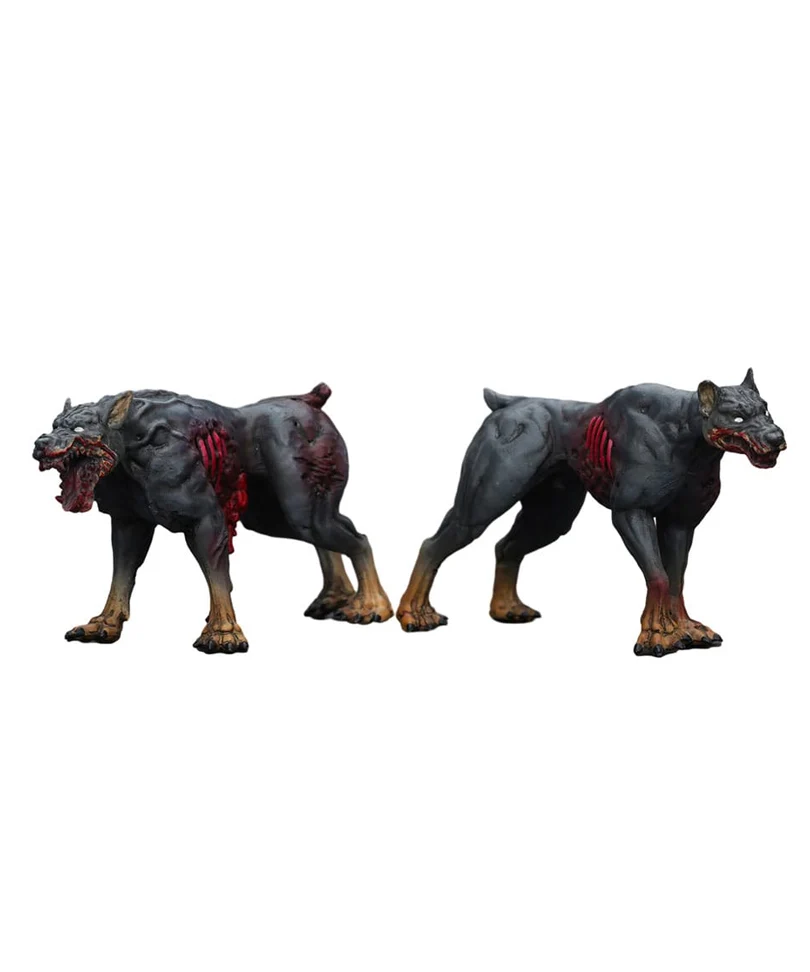 Zombie Dark Source – Action Figures 2-Pack Police Dogs 8 cm - immagine 2