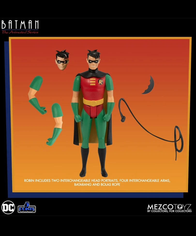 Batman: The Animated Series (Robin) - DC Comics 5 Points Action Figures 9 cm