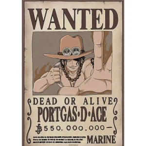 One Piece – Poster: “WANTED ACE” (52X38) One Piece – Poster: “WANTED ACE” (52X38)