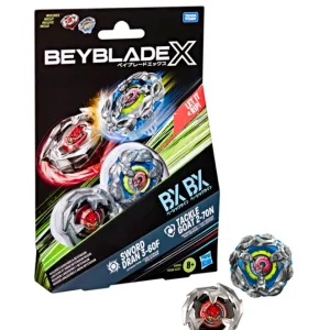 Beyblade X – Dual Pack: Sword Dran 3-60F & Tackle Goat 2-70N Beyblade X – Dual Pack: Sword Dran 3-60F & Tackle Goat 2-70N