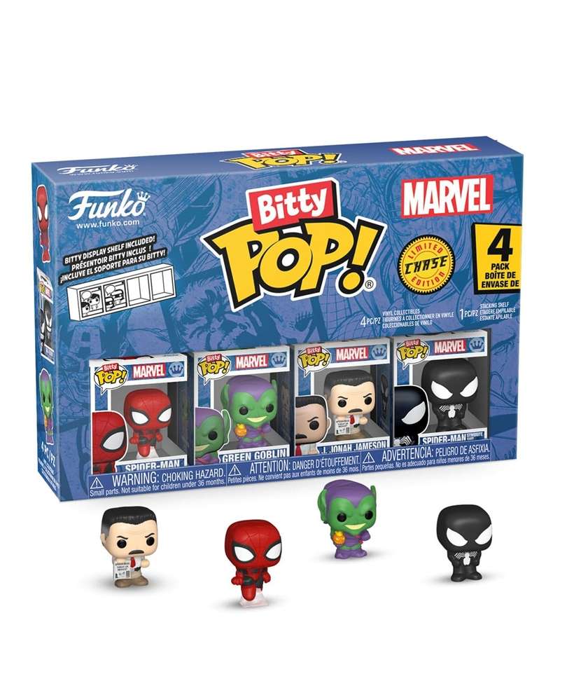 Spider-Man / Green Goblin / J. Jonah Jameson / Scegli il tuo Bitty (4-Pack)