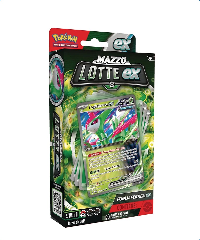 Pokemon Mazzo Lotte di Lega - Tapu Koko EX e Fogliaferrea EX - immagine 3