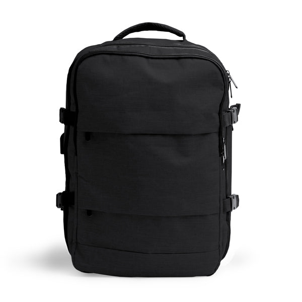 Zaino da Viaggio in RPET 30L – Laptop 17,3", USB Power Bank, Antifurto, Scarpe e Trolley - immagine 2
