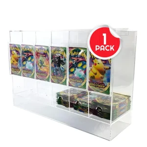 Evoretro – Premium 6-Slot Acrylic Card Pack Dispenser Evoretro – Premium 6-Slot Acrylic Card Pack Dispenser