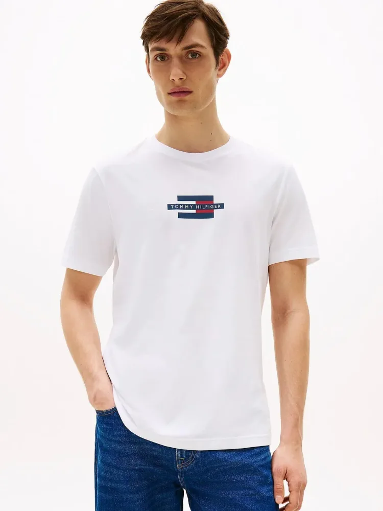 Tommy Hilfiger T Shirt Uomo Box Tee - immagine 2