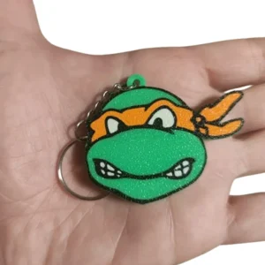 Portachiavi Michelangelo Teenage Mutant Ninja Turtles 3D Portachiavi Michelangelo Teenage Mutant Ninja Turtles 3D