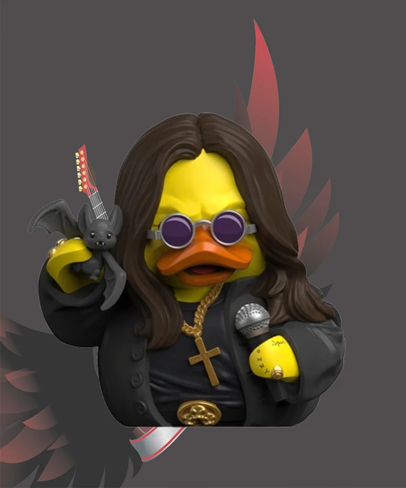 Ozzy Osbourne (Diary Of A Mad Man) TUBBZ Cosplaying Duck Collectable - immagine 3