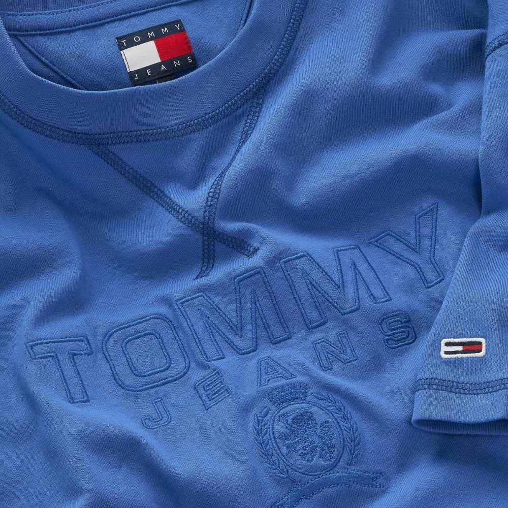 Tommy Hilfiger T Shirt Uomo Relax Tonal Crest - immagine 3