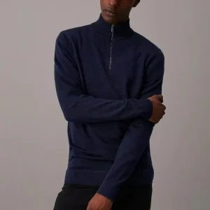 Calvin Klein Maglia Uomo Lana Merino Quarter Zip Calvin Klein Maglia Uomo Lana Merino Quarter Zip