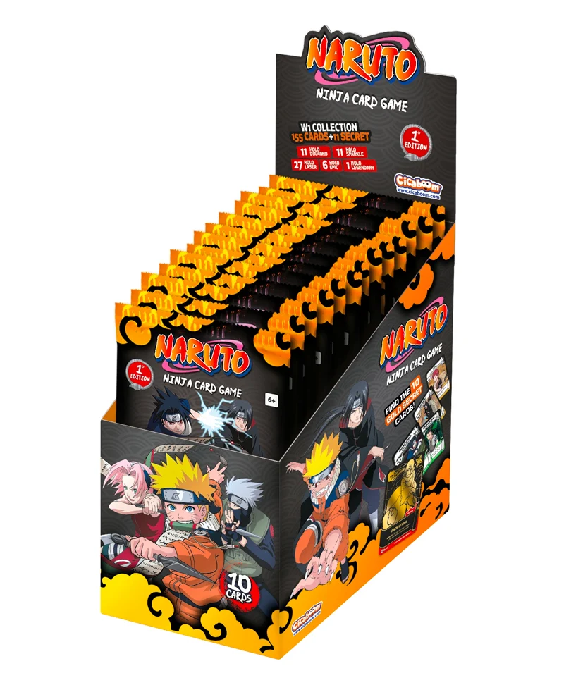 Naruto Mythos TCG Box 24 Booster Konoha Shido ENG