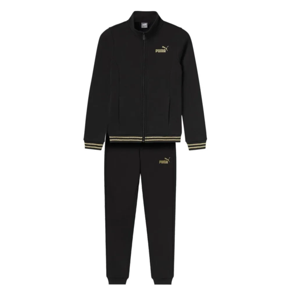 Puma Tuta Junior Ess+Glitter Fz Suit Fl G