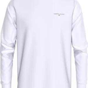 Tommy Hilfiger T Shirt Uomo Slim Linear Ls Tommy Hilfiger T Shirt Uomo Slim Linear Ls