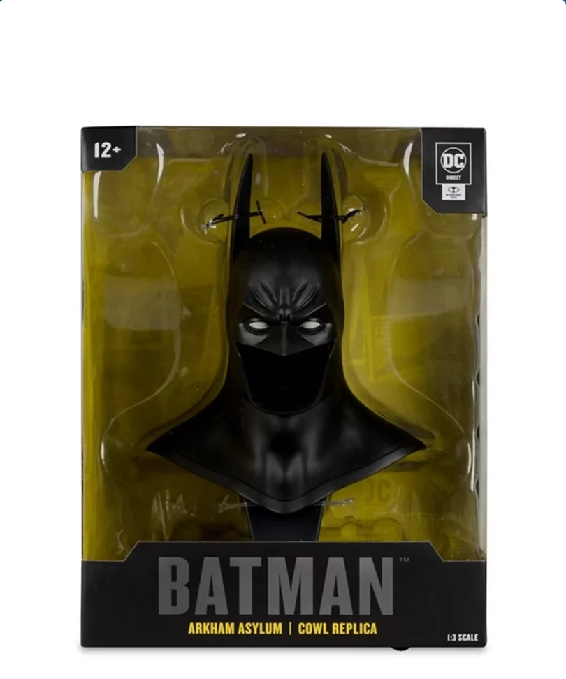 DC Direct Batman 1:3 Cowl Prop Replica Arkham Asylum - immagine 2