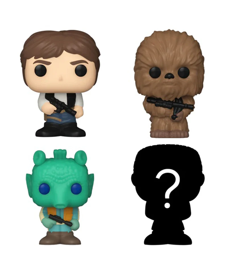 Han Solo / Chewbacca / Greedo / Mystery Bitty (4-Pack) - immagine 2