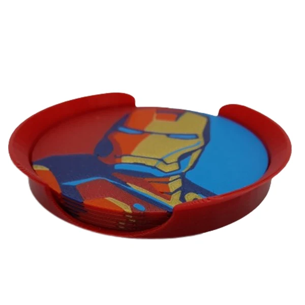 Set 6 Sottobicchieri Iron Man - immagine 2