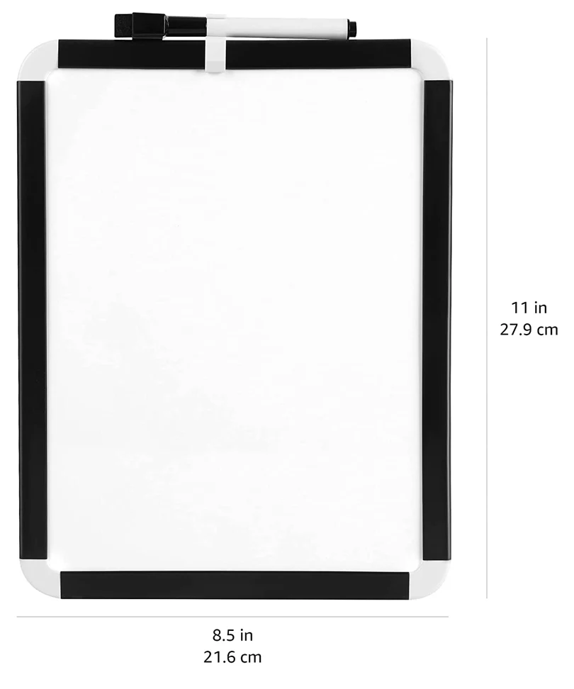 Lavagna Magnetica Bianca 21,6 x 27,9 cm - immagine 3