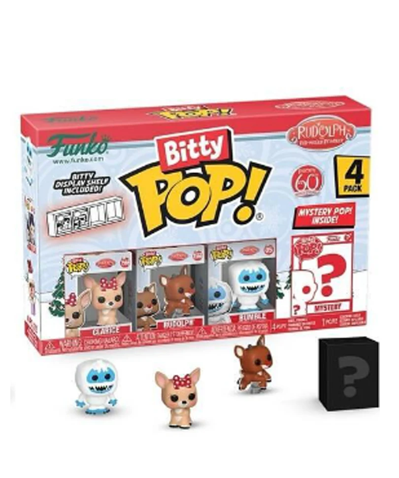 Clarice / Rudolph / Bumble / Mystery Bitty (4-Pack)