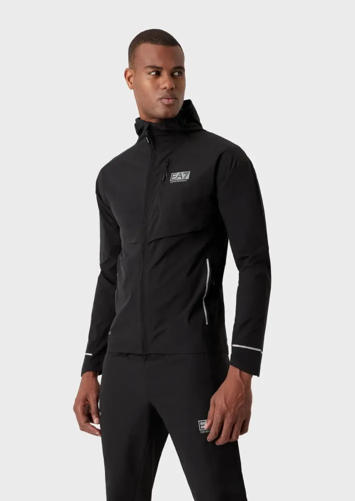 Ea7 Felpa Uomo F/Zip Cap - immagine 2