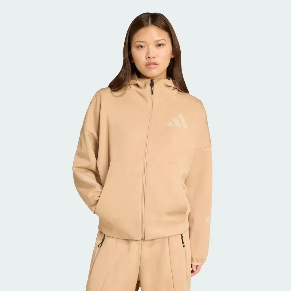 Adidas Felpa Donna Zne Fz - immagine 2