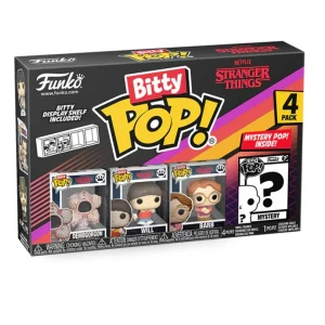 Demogorgon / Will / Barb / Mystery Bitty (4-Pack) Demogorgon / Will / Barb / Mystery Bitty (4-Pack)