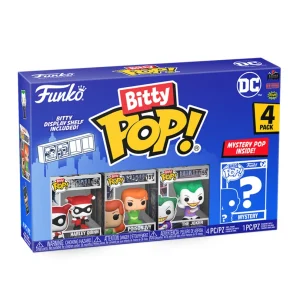 Harley Quinn (Animated Series) / Poison Ivy (Animated Series) / The Joker (Animated Series) / Mystery Bitty (4-Pack) Harley Quinn (Animated Series) / Poison Ivy (Animated Series) / The Joker (Animated Series) / Mystery Bitty (4-Pack)