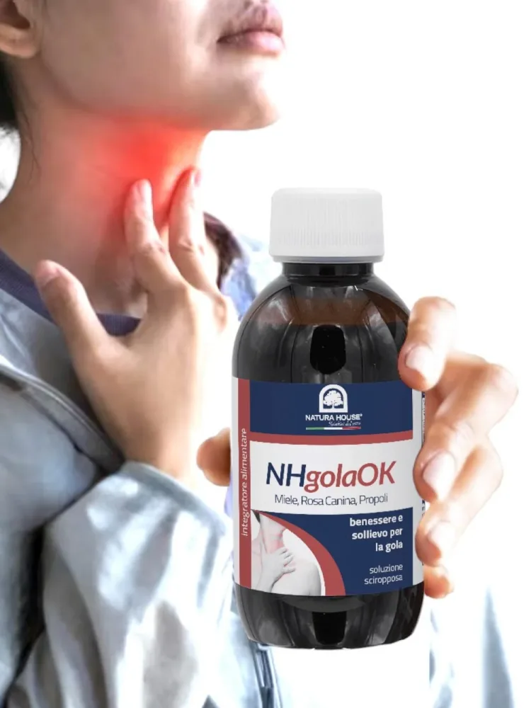 NH GOLA OK Benessere della Gola e delle Vie Respiratorie – Miele, Rosa Canina e Propoli