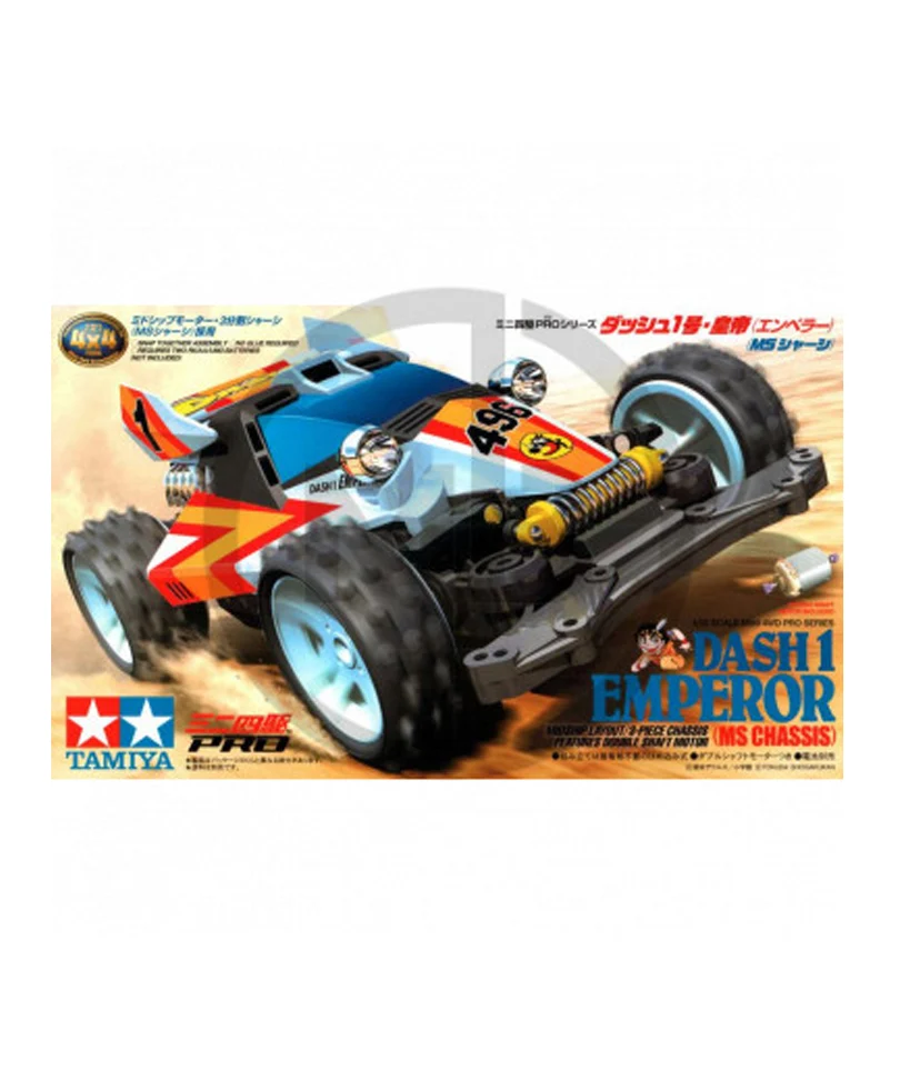 Tamiya 18625 Mini 4WD-PRO Dash 1 Emperor con Telaio MS