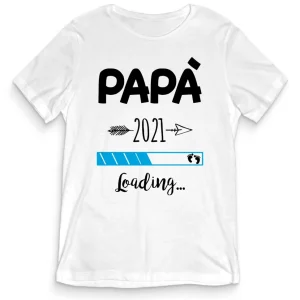 TeesBlitz T-Shirt divertente – Papà 2021 loading – tee21-038 TeesBlitz T-Shirt divertente – Papà 2021 loading – tee21-038