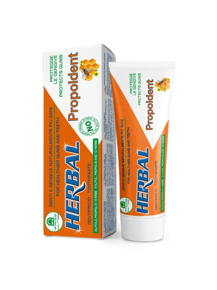 DENTIFRICIO PROPOLDENT Xilitolo Propoli + 10 ERBE, Protegge le Gengive - 100 ml - immagine 3