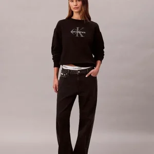 Calvin Klein Felpa Donna Mnlg French Terry Calvin Klein Felpa Donna Mnlg French Terry
