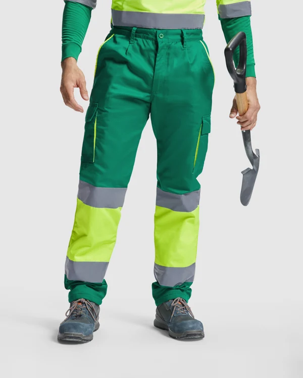 Pantalone Multitasche ENIX Alta Visibilità Bicolore – Foderato in Pile | Roly WRK