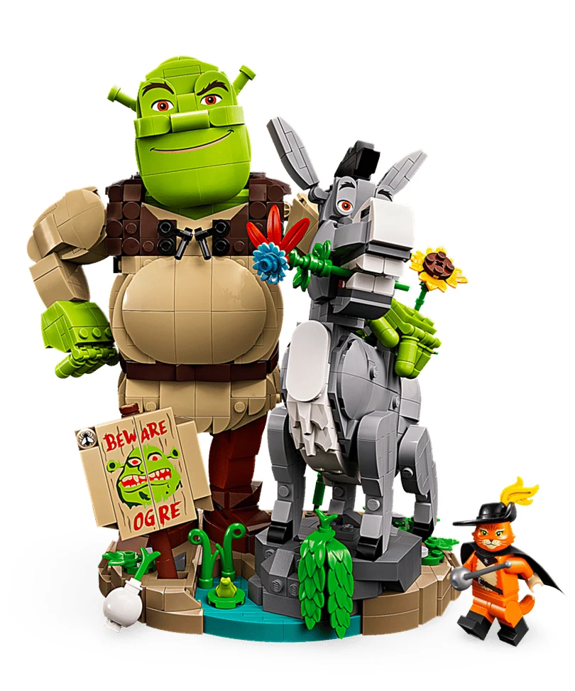 Shrek, Ciuchino e Gatto con gli Stivali