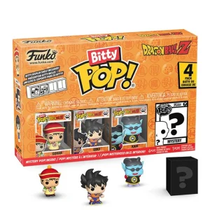 Gohan / Goku / Kaio / Mystery Bitty (4-Pack) Gohan / Goku / Kaio / Mystery Bitty (4-Pack)