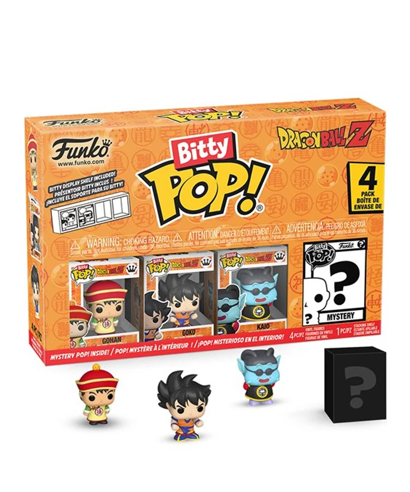 Gohan / Goku / Kaio / Mystery Bitty (4-Pack)