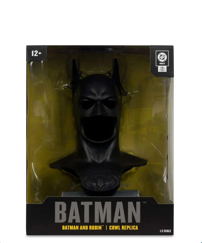 DC Direct Batman 1:3 Cowl Prop Replica Batman and Robin - immagine 2
